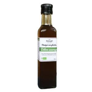 Vinaigre de cidre bio enrichi détox sauvage