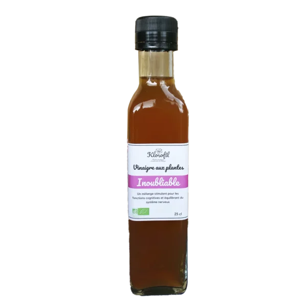 Vinaigre de cidre bio enrichi inoubliable