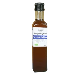 Vinaigre de cidre bio enrichi pavot de californie