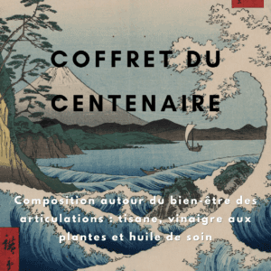 Coffret, plantes,, tisanes, vinaigre, huile de soin