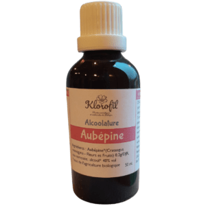 Alcoolature, teinture-mère, extrait hydro-alcoolique, Aubépine,