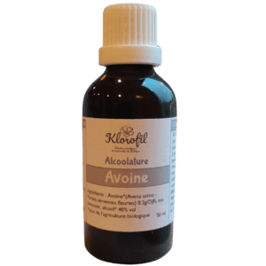 Alcoolature, teinture-mère, macération hydro-alcoolique, avoine